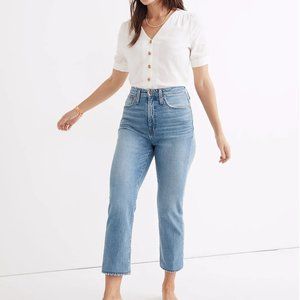 Madewell classic straight jeans